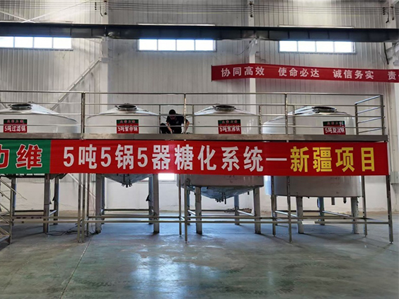 韩城精酿啤酒设备厂—5吨精酿啤酒设备—新疆项目
